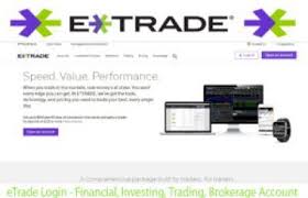 Etrade Login Financial Investing Trading Brokerage Account Tecteem Investing Building Society Accounting