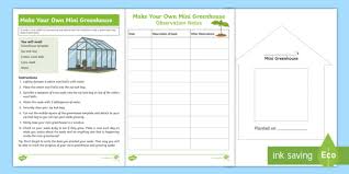 This thorough design shows you the shape and quantity of every connector and pvc pipe you'll need to build the greenhouse. Design Technology Make A Mini Greenhouse Activity