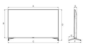 We also have installation guides, diagrams and manuals to help you along the way! Product Dimensions For X95h 75 65 55 Inch Android Tv Model Series Sony Usa