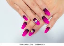 False nail tips acrylic full cover long coffin fake nail art manicure 100pcs/set. Coffin Nail High Res Stock Images Shutterstock