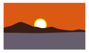 Follow me step by step. Drawing A Cartoon Sunrise