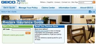 Geico renters insurance provides personal property, personal liability, and additional living expenses coverage. Geico Renters Insurance Quotes Quotesgram