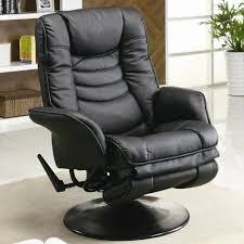 Amazon Com Casual Leatherette Swivel Recliner By Coaster Gamer Chair Swivel Recliner Chairs Swivel Recliner Leather Recliner