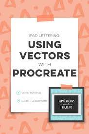 The first part involves you drawing in procreate, but there are a few differences to how you normally work. Ipad Lettering Using Vectors With Procreate Every Tuesday