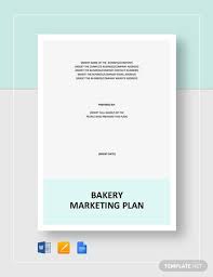 Free 11 Bakery Business Plans Pdf