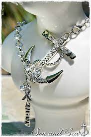 Us Navy Sideways Anchor Necklace By Son And Sea Free Us Etsy Navy Mom Necklace Anchor Necklace Navy Birthday