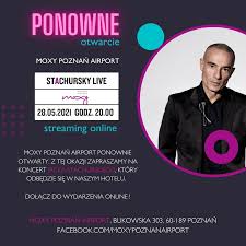 Přehled koncertů, akcí a turné kapely stachursky v roce 2021 a 2022. Koncert Online Stachursky Ego W Poznanskim Moxy Wasza Turystyka