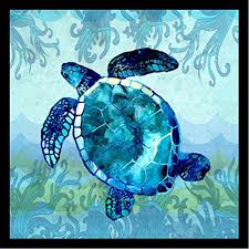 Tropical art framed art gold art print art prints hippie art sea turtle art framed art prints canvas art art. Buyartforless Waves Sea Turtle Framed Art Print Poster Walmart Com Walmart Com