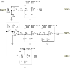 The crossover circuits needs 4 operational amplifiers, so we need 2 lm833 ics to construct the circuit. Terpopuler Rangkaian Crossover Aktif 3 Way Skema Rangkaian