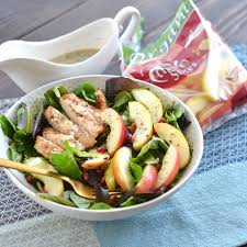 Where can i get a grilled chicken salad near me. Grilled Chicken Apple Salad With Lemon Poppyseed Dressing