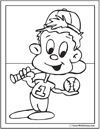 One of the best pages of sport to give to your kids is baseball coloring pages. Baseball Coloring Pages Pitcher And Batter Sports Coloring Pages