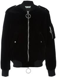 Off White Stripes Printed Canvas Bomber Jacket Black Modesens Bomber Jacket Velvet Bomber Jacket Velvet Bomber