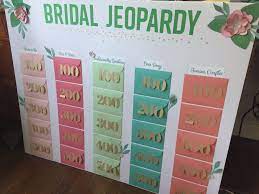 Diy Floral Bridal Shower Jeopardy Game Cricut Bridaljeopardy Flowers Bridal Shower Diy Funny Bridal Shower Garden Party Bridal Shower
