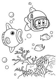 Click on the coloring page to open in a new window and print. 20 Free Printable Kirby Coloring Pages