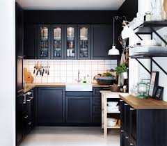 Kitchen renovation ideas for small kitchens. Wonderful Small Kitchen Remodel Ideas With Black Painted Maple Wood Kitchen Island And Wooden C Kitchen Remodel Small Small Kitchen Cabinets Kitchen Renovation
