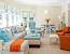 Modern Brown And Orange Living Room