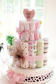 Blanket And Diaper Cake Baby Shower Gifts Baby Shower Fun Baby Shower Diy