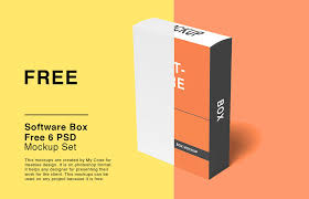 Download Free Software Box Mockup Bundle Free Package Mockups