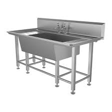 single bowl double drainer stainless