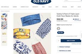 Coronavirus Old Navy Releases Face Masks For Adults Kids Amid Covid 19 Outbreak Deseret News