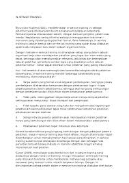 (b) cara melaksanakan tugas dalam mencapai hasil kerja yang tercermin dalam komitmen dirinya sebagai refleksi dari kompetensi kepribadian dan kepala sekolah sebagai penyelia. Doc In Service Training Imam Haryadi Academia Edu