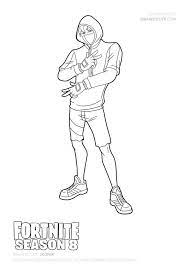how to draw ikonik skin with it cute coloring page we are players coloriage gratuit a colorier pomme
