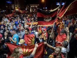 The majority of the population is ethnic macedonian and orthodox christian but there is also a significant albanian muslim minority. Macedonia Refuses Name Change Means It S Stuck Outside Eu And Nato
