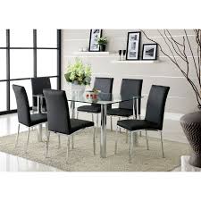 Modern kitchen and dining room table sets come in rectangular, round, square, and oval forms, and are often accompanied by unique chairs. Hemsworth 35 5 Dining Table Contemporary Kitchen Tables Kitchen Table Settings Glass Dining Table Set