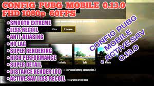 Config Pubg Smooth Extreme 1080p 60fps 0 13 0 Youtube Video