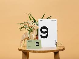 A4 Paper And B6 Card Mockup On The Table Free Mockup Design Mockup Free Graphic Design Freebies Design Freebie
