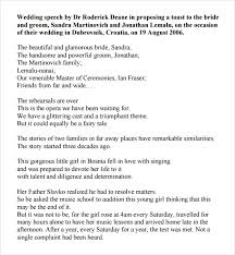 A thank you speech at a wedding is considered a public speech. Free 8 Wedding Speech In Pdf