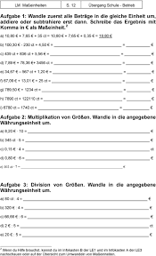 Übungen um stellenwerte von zahlen bestimmen und umgekehrt sowie zum runden und ordnen von dezimalzahlen. Lerneinheit 3 Mit Euro Und Cent Rechnen Pdf Kostenfreier Download