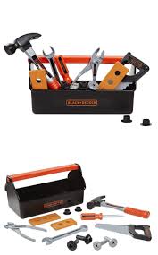 Black And Decker Rolling Tool Box Tool Sets 158747 New Kids Tool Set Black Decker Box For Children Free Shipping Buy It Now Only 16 99 On Kids Tool Box Kids Tool Bench Kids Tool Belt