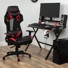 Manufactured wood + solid wood. Respawn Gaming Desk And Chair Set Reviews Wayfair
