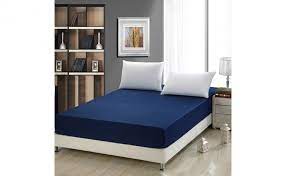 Potrivit pentru saltele cu inaltime maxima de 20 cm. Set 2x Cearceaf Husa De Pat Cu Elastic 100 Bumbac 180 Arhivat