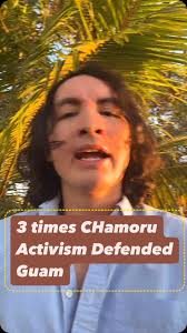 Images of a 2021 reinterment ceremony at Camp Blaz for the bones of CHamoru  ancestors disturbed during the construction of the US military base. Siñora  Malia Ramirez with Para i Probechun i