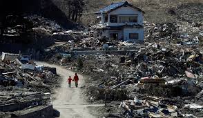The sudden upward or downward movement of the seafloor during an earthquake creates large tsunami waves. From Shock To Resignation Japan S Responses To 3 11 The Japan Times