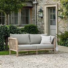 We're all about summer lifestyle. Garden Trading Porthallow 2 Seater Sofa Acacia Wood Black By Design
