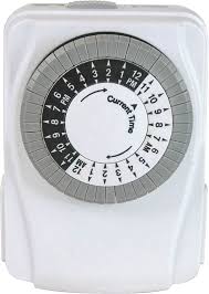 Power Zone Tni2423 Two Grounded Outlet 24 Hour Heavy Duty Mechanical Indoor Timer 054732819270 1