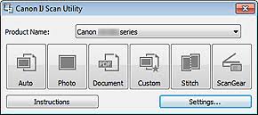 It is in system miscellaneous category and is available to all software users as a free download. Canon Pixma Manuals E610 Series Ij Scan Utility Main Screen