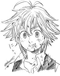 Sir gawain and the green knight (middle english: Yuka C98åœŸæ›œ å—ãƒ'40b On Twitter Seven Deadly Sins Anime Anime Character Drawing Anime Sketch
