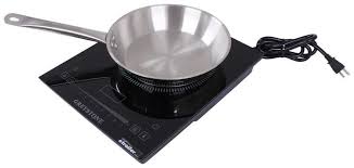 Water side was set to 10 and as soon as the other . Greystone Rv Induction Cooktop W Skillet And Tongs Single Burner 1 800 Watt 120 Volt Greystone Rv Stoves And Ovens Gr57fr