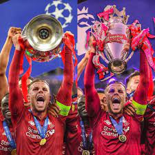 Liverpool lift premier league trophy it's the moment all liverpool fans have been waiting for as captain jordan henderson lifts the premier league trophy for the first time. Pin On Liverpool