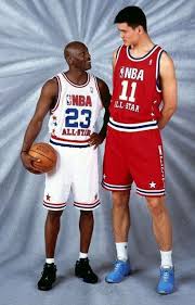 Yao ming was the most selfless superstar i've ever met. Jordan And Yaoming Michael Jordan Basketball Michael Jordan Basketball Players