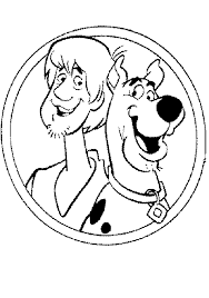 Shaggy E Scooby Doo In Cornice Disegno Da Colorare Cartoni Animati