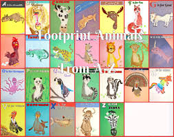 A Z Footprint Animal Crafts The Pinterested Parent In 2020 Footprint Crafts Animal Crafts Footprint Art