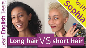 If you've had lengthy locks for as long as you can remember and have only fleetingly imagined yourself with a. Long Hair Vs Short Hair Learnenglish Teens British Council