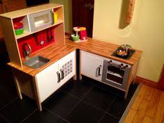 Ikea Hack Of Duktig Play Kitchen Two Basic Kitchen Units Ikea Kuchenideen Ikea Spielkuche Kuchenmobel