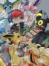 Rule 34 - Alternate Version Available Anthro Eeveelution Flareon Furry  Futanari Huge Breasts Huge Cock Jolteon Leafeon Osakana2gou Penny (pokemon)  Pokémon (species) Pokemon Sylveon Textless Version Umbreon Vaporeon |  8627588