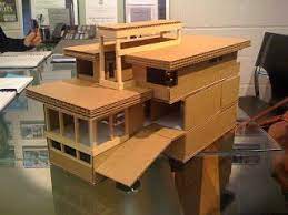 Model platform is new york's largest comp card printing company out. Jinat S Journal Cardboard Model Making Cardboard Model Cardboard Architecture Model Cardboard Architecture